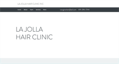 Desktop Screenshot of lajollahairclinicsd.com