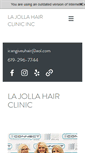 Mobile Screenshot of lajollahairclinicsd.com